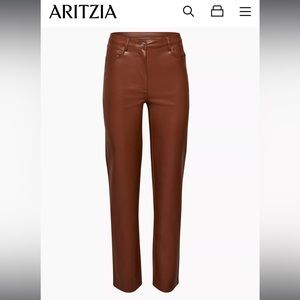 The Melina Pant in Cognac (Size 0)